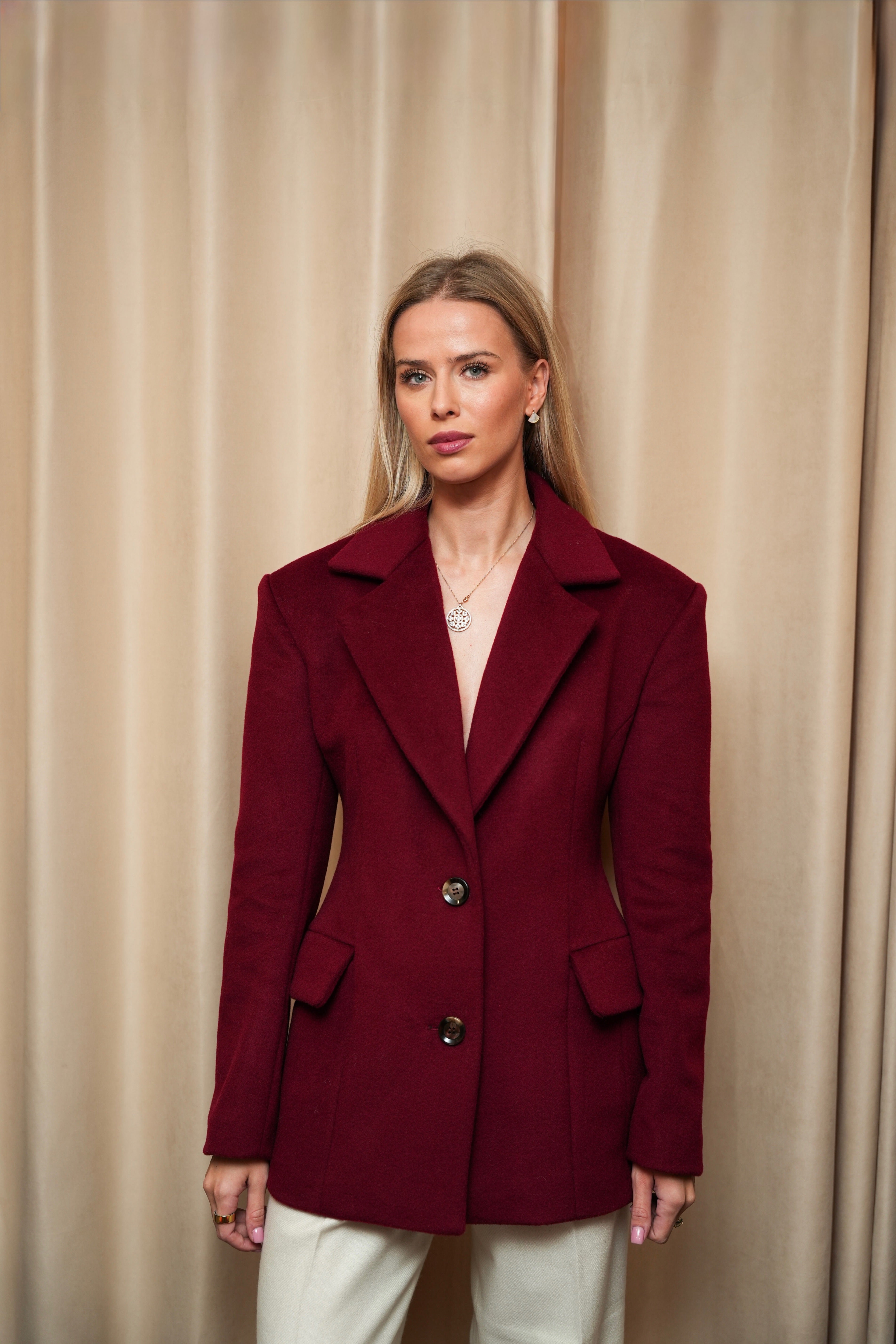 Cashmere coat-jacket