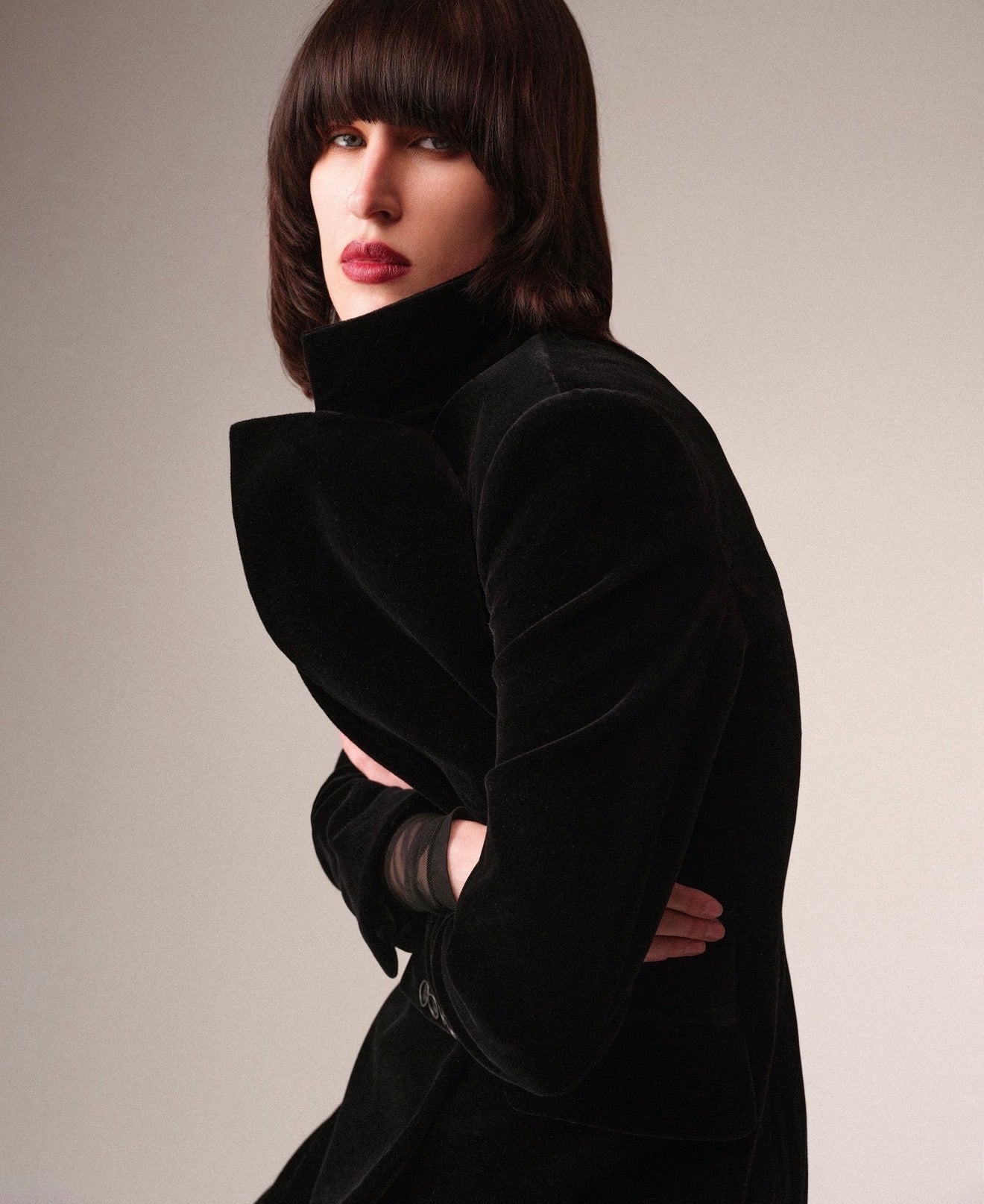 Silk Velvet Blazer
