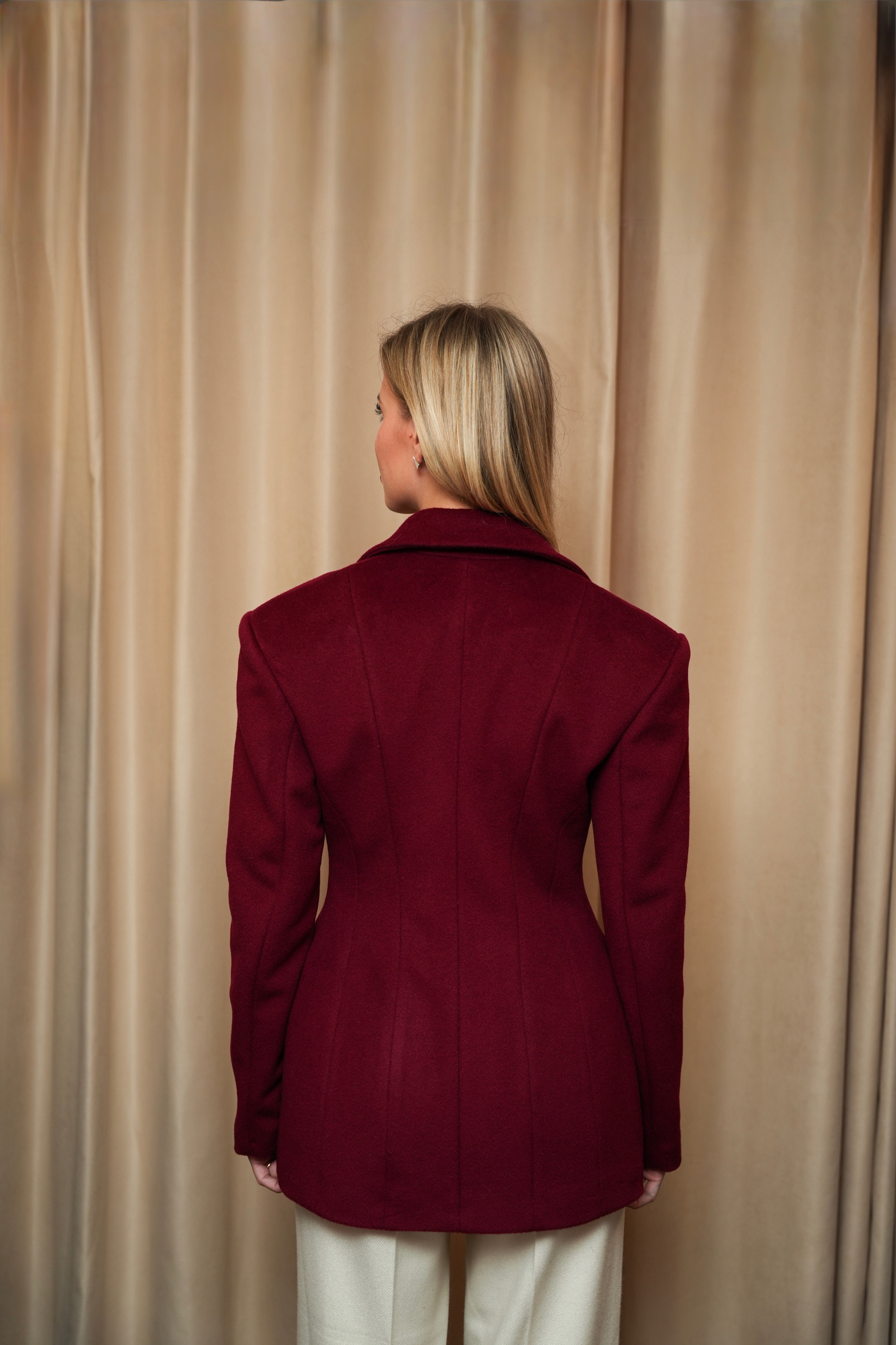 Cashmere coat-jacket